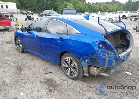 2016 Honda Civic Ex-T from USA, damaged, VIN 19XFC1F33GE037361